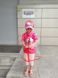 Прозрачный детский плащ дождевик из ПВХ для детей ростом до 100 см M-RED-100 фото 2